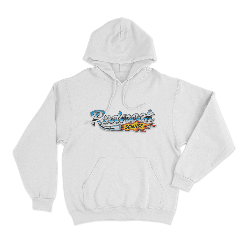 Backfire Unisex Hoodie White Backfire Unisex Hoodie White