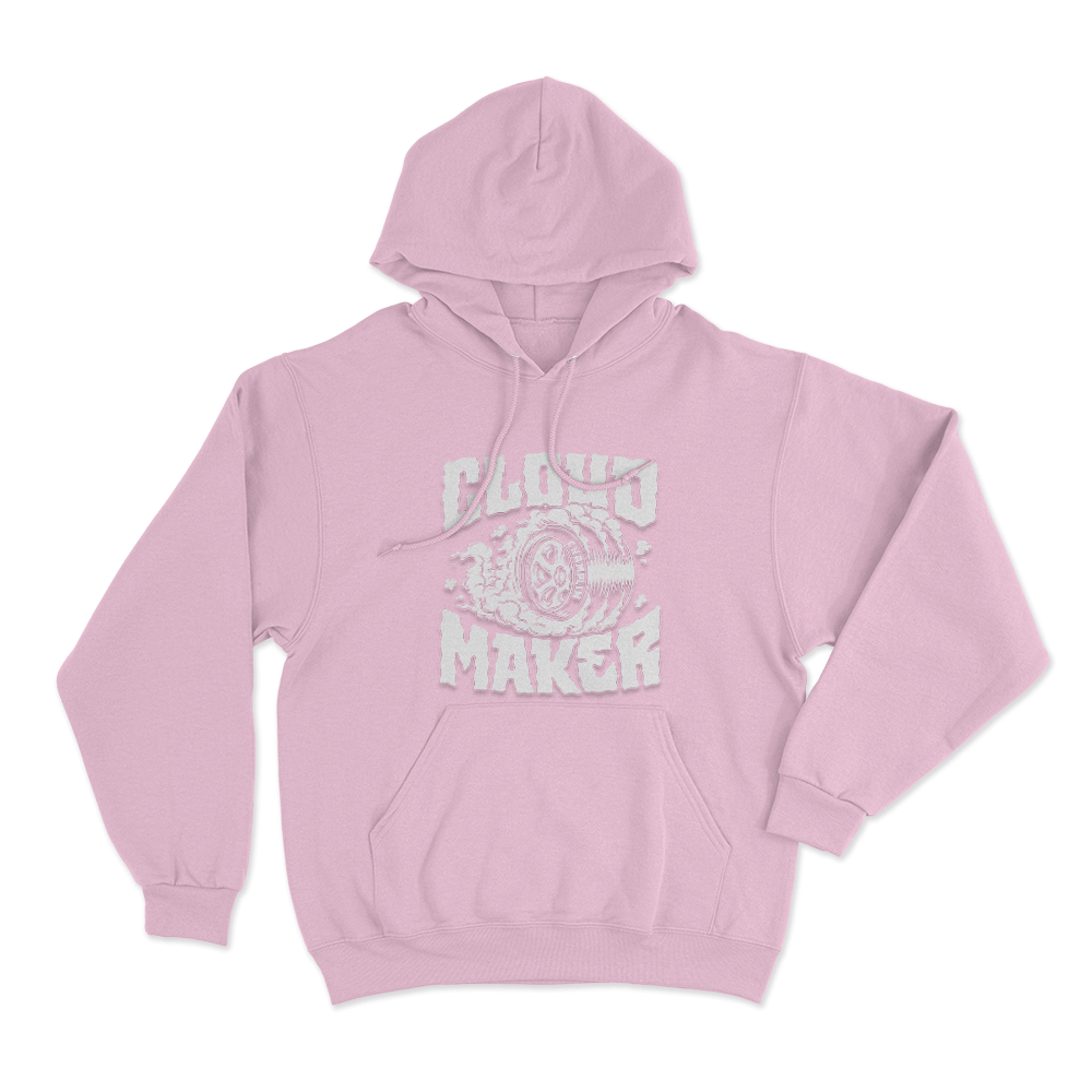 Burnout Cloud Maker Unisex Hoodie Pink Burnout Cloud Maker Unisex Hoodie Pink