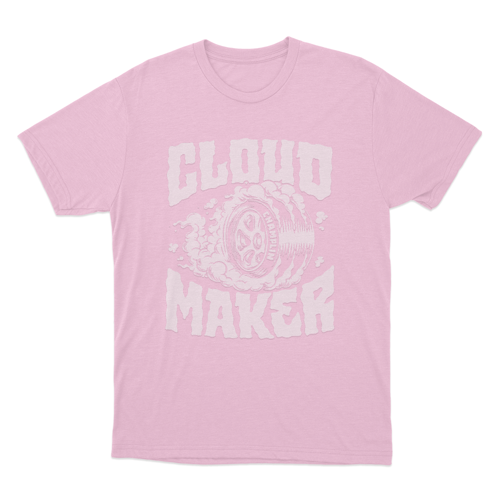 Burnout Cloud Maker Unisex T Shirt Pink Burnout Cloud Maker Unisex T Shirt Pink