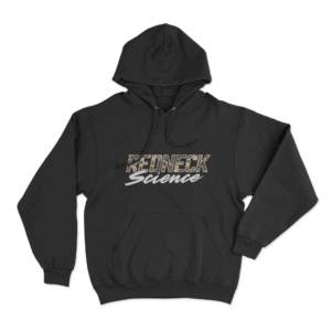 Camo Redneck Science Unisex Hoodie Black