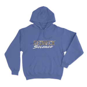 Camo Redneck Science Unisex Hoodie Blue