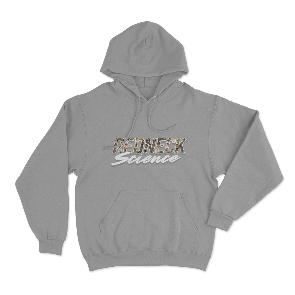 Camo Redneck Science Unisex Hoodie Grey Camo Redneck Science Unisex Hoodie Grey