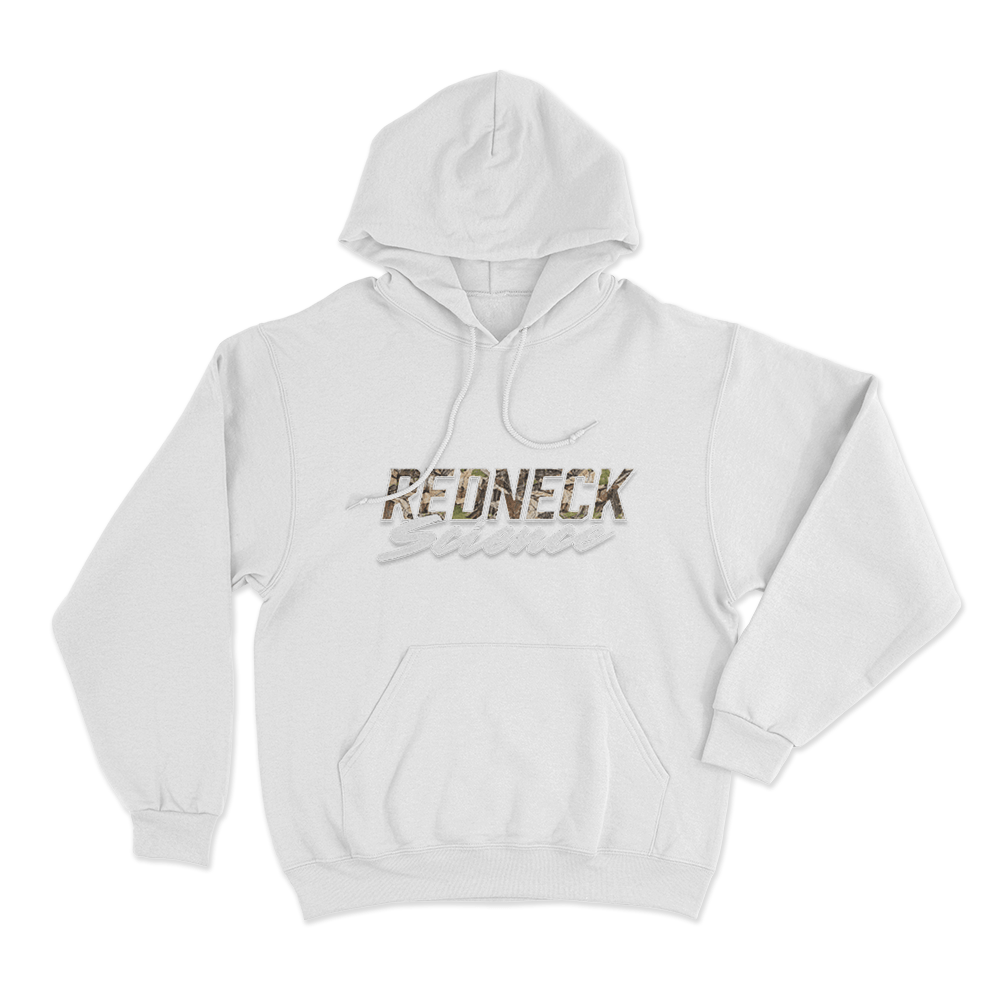Camo Redneck Science Unisex Hoodie White Camo Redneck Science Unisex Hoodie White
