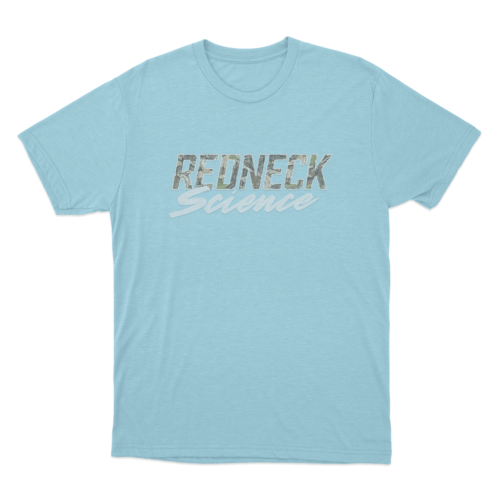 Camo Redneck Science Unisex T Shirt Sky Blue Camo Redneck Science Unisex T Shirt Sky Blue 3