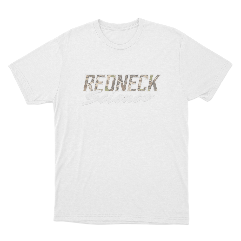 Camo Redneck Science Unisex T Shirt White Camo Redneck Science Unisex T Shirt White 3