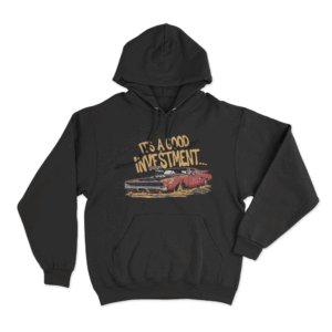 Good Investment Unisex Hoodie Black 1