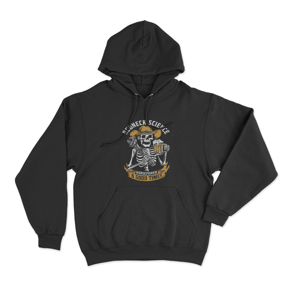 Horsepower & Good Times Unisex Hoodie Black Horsepower Good Times Unisex Hoodie Black