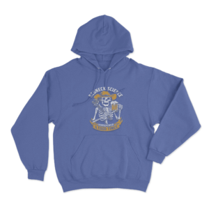 Horsepower Good Times Unisex Hoodie Blue