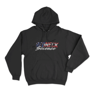 Redneck Science American Flag Unisex Hoodie Black