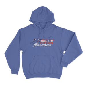 Redneck Science American Flag Unisex Hoodie Blue