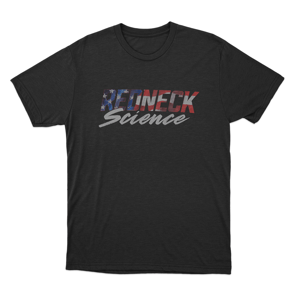 Redneck Science American Flag Unisex T Shirt Black Redneck Science American Flag Unisex T Shirt Black