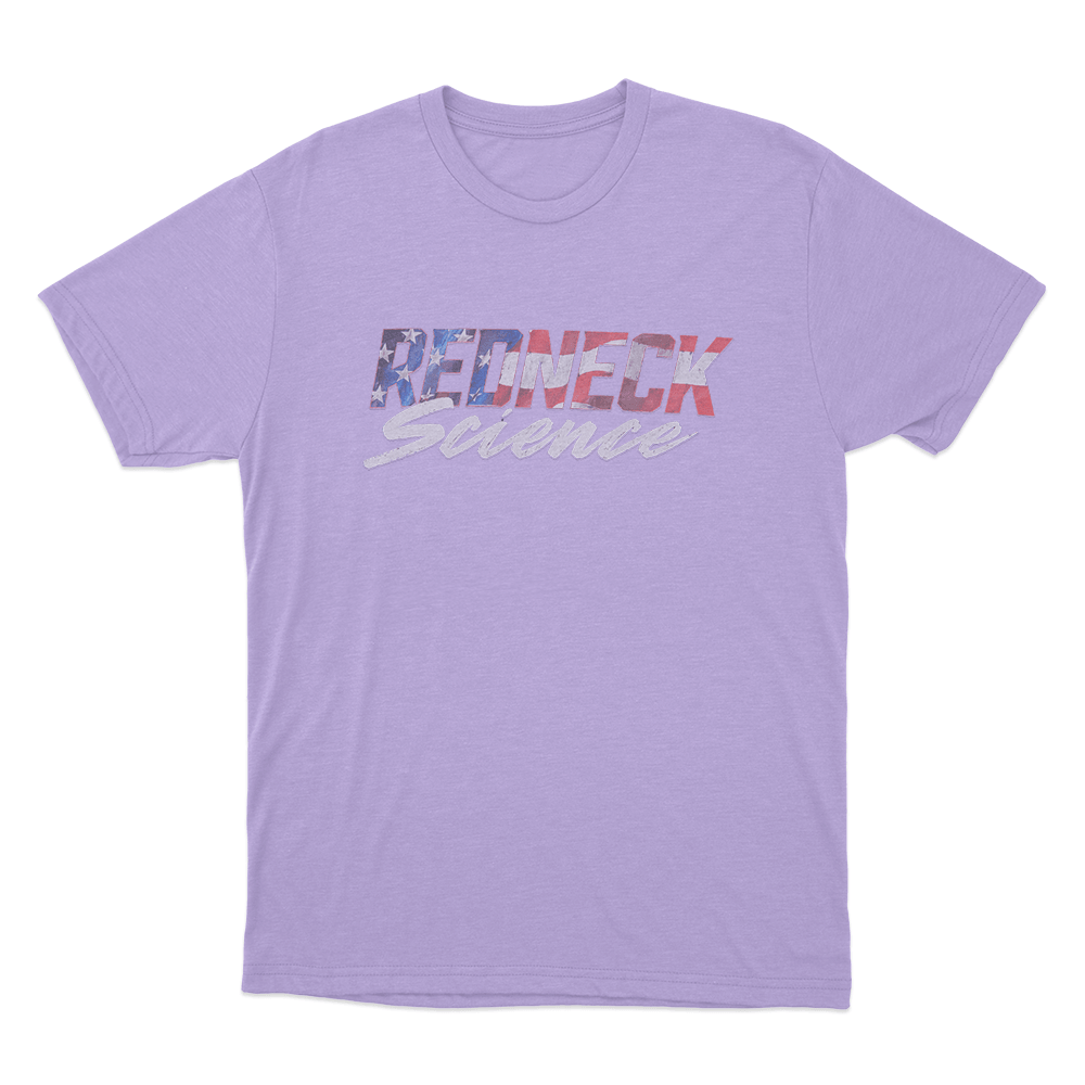 Redneck Science American Flag Unisex T Shirt Purple Redneck Science American Flag Unisex T Shirt Purple